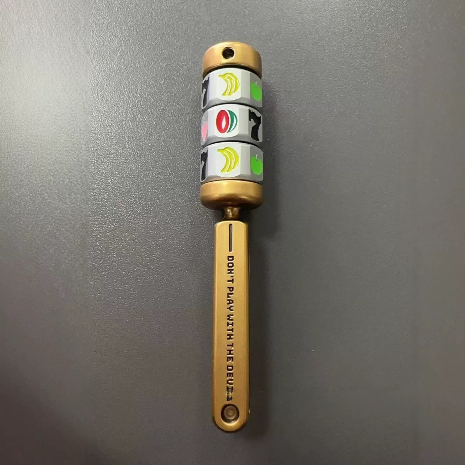 Fruit Lucky Dial Metal EDC Fidget Slider